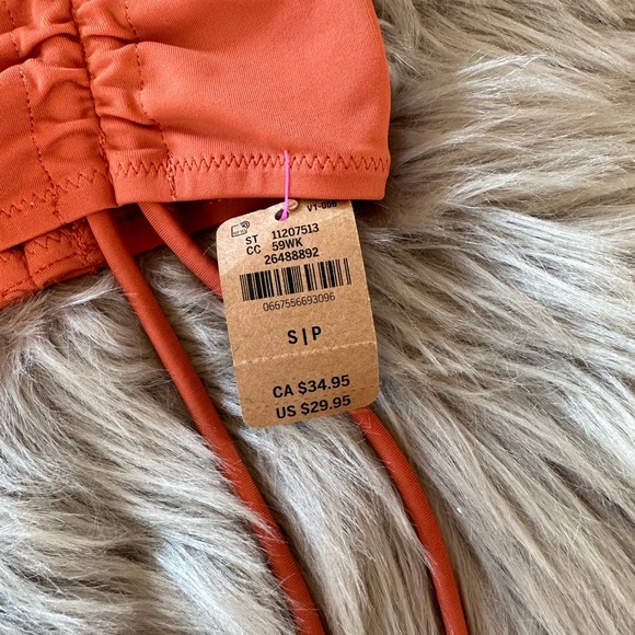 Burnt Orange Adjustable Swimsuit Top - Picture 5 of 9